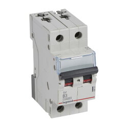 Legrand Leitungsschutzschalter, Automat 404107 TX3 B3A 2P...