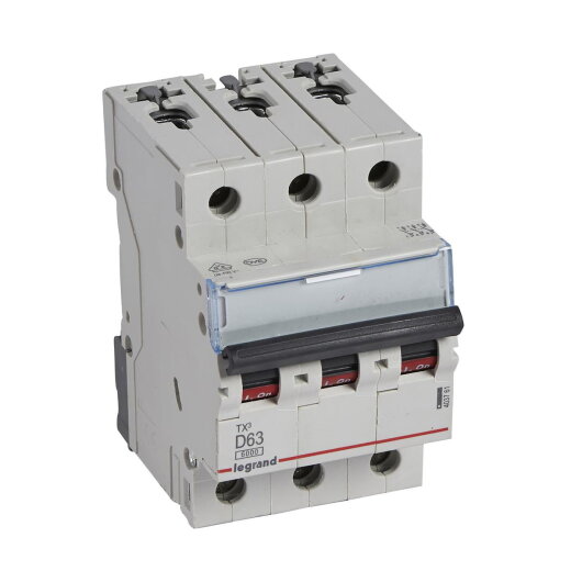 Legrand Leitungsschutzschalter, Automat 403761 TX3 D63A 3P 6KA 3M