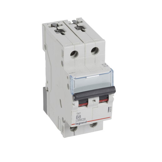 Legrand Leitungsschutzschalter, Automat 403384 TX3 B8A 2P 6KA 2M