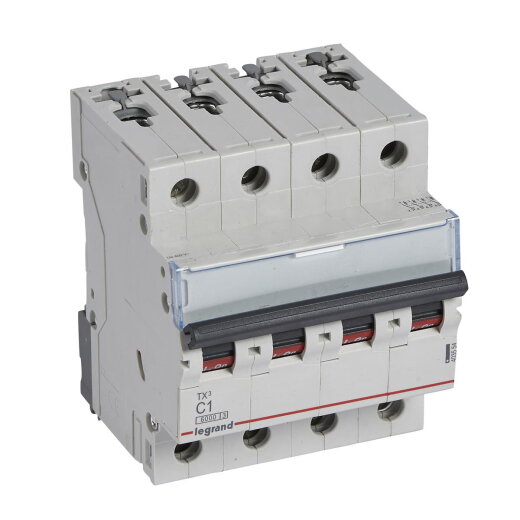 Legrand Leitungsschutzschalter, Automat 403554 TX3 C1A 4P 6KA 4M