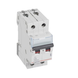 Legrand Leitungsschutzschalter, Automat 404201 TX3 C6A 2P...