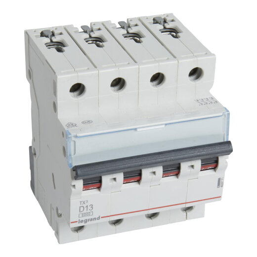 Legrand Leitungsschutzschalter, Automat 403771 TX3 D13A 4P 6KA 4M