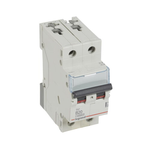 Legrand Leitungsschutzschalter, Automat 404113 TX3 B20A 2P 10KA 2M