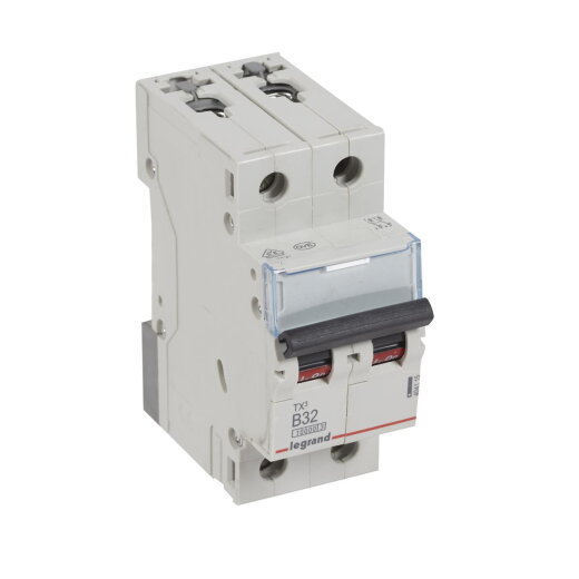 Legrand Leitungsschutzschalter, Automat 404115 TX3 B32A 2P 10KA 2M