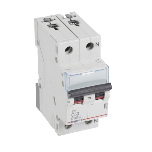 Legrand Leitungsschutzschalter, Automat 404193 TX3 C50A 1P+N 10KA 2M