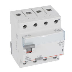 Legrand FI-Schutzschalter, FI 411817 TX3 80A 4P 30MA A-G