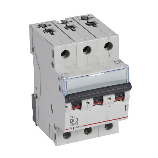 Legrand Leitungsschutzschalter, Automat 403760 TX3 D50A 3P 6KA 3M