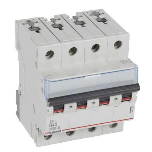 Legrand Leitungsschutzschalter, Automat 404158 TX3 B40A 4P 10KA 4M