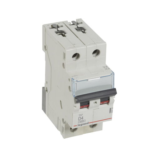 Legrand Leitungsschutzschalter, Automat 403733 TX3 D4A 2P 6KA 2M