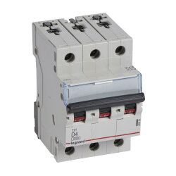 Legrand Leitungsschutzschalter, Automat 403750 TX3 D4A 3P...