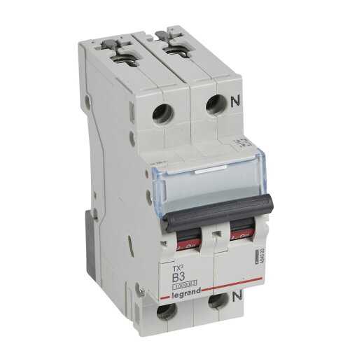 Legrand Leitungsschutzschalter, Automat 404093 TX3 B3A 1P+N 10KA 2M
