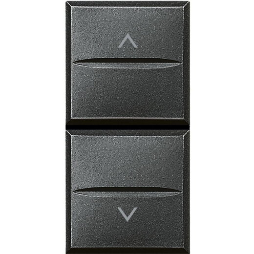 Bticino Jalousieschalter anthrazit