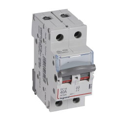 Legrand Lasttrennschalter 406446 DX3 KIPPSCH. AUS 2P 40A