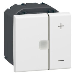 Legrand Doppeltaster 078410 M45