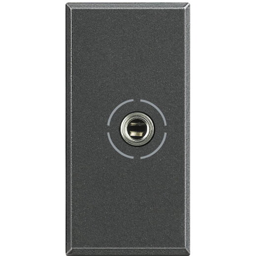 Bticino Anschlussdose JACK 3,5 anthrazit