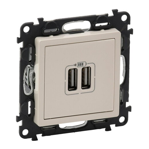 Legrand Steckdose 753212 VLIFE 2400MA MW