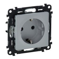 Legrand SCHUKO-Steckdose 753321 VLIFE SEITL.KLEMM. SL AL