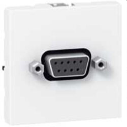 Legrand Anschlusseinheit 078765 MSC D-SUB 9p Schraub 2mod ws