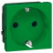 Legrand SCHUKO-Steckdose 077216 MSC SL 2mod grün