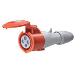 Legrand CEE-Kupplung 555218 4P 32A 415V rot IP44