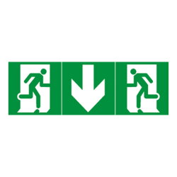 Legrand Piktogramm 661670 PFEIL AUSGANG 100x200