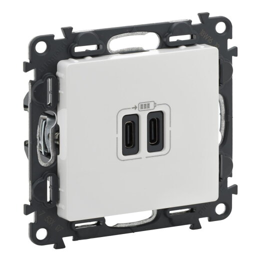 Legrand  753107 VLIFE 2xUSB-C 2MOD 3A UW