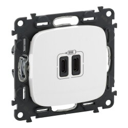 Legrand  755345 VALLURE 2xUSB-C 2MOD 3A UW