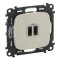 Legrand  755346 VALLURE 2xUSB-C 2MOD 3A MW