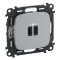 Legrand  755347 VALLURE 2xUSB-C 2MOD 3A AL