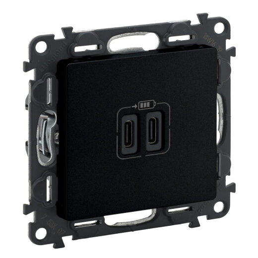 Legrand Steckdose Valena Life 2xUSB Typ C 2-mod.3A sw