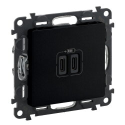 Legrand Steckdose Valena Life 2xUSB Typ C 2-mod.3A sw