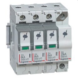 Legrand  412257 SPD T1+T2 8KA 3P+N NR 4M