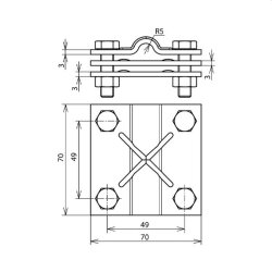 Dehn & Söhne Kreuzstück 321045 mit...