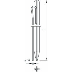 OBO Kreuzerder 213 2000 F mit Rundleiterfahne