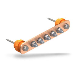 OBO Potentialausgleichsschiene 1802/5 CU BigBar 5...