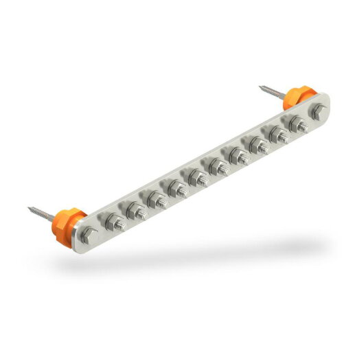 OBO Potentialausgleichsschiene 1802/10-VA NIRO BigBar 10 Anschlüsse