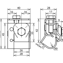 Dehn & Söhne Dachrinnenklemme 339060 St/tZn 6-10mm
