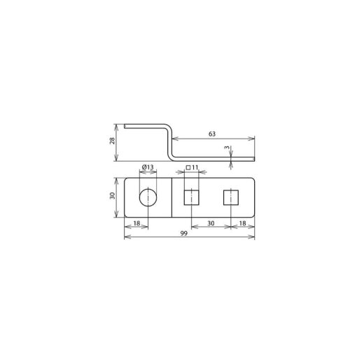 Dehn & Söhne Endstück 390479 Z-Form