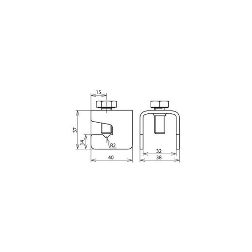 Dehn & Söhne Verbindungsklemme VK A UNI V2 ST St/tZn