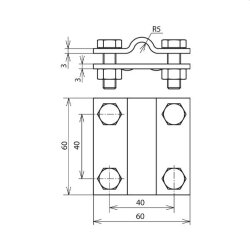 Dehn & Söhne Kreuzstück 318201 DIN 48845F...
