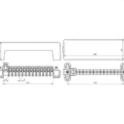 Dehn & Söhne Potentialausgleichsschiene 563030...