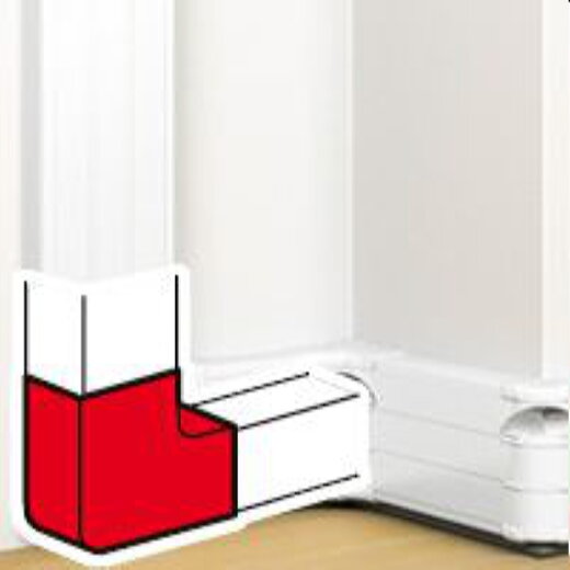 Legrand Flachwinkel 075646 50x180