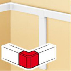 Legrand Außeneck 637312 f. DLP 40/60 RW