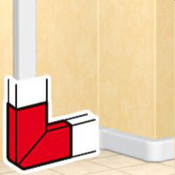 Legrand Flachwinkel 010787 f. DLPe 105