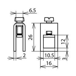 Dehn & Söhne Reihenklemme 563011 St/gal Zn...