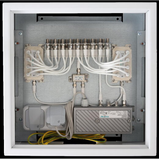 Axing CATV-Montageschrank BZU 40-16  max. 16 Teilnehmer BZU04016