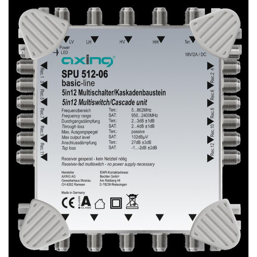Axing Multischalter SPU 516-05 SPU51605
