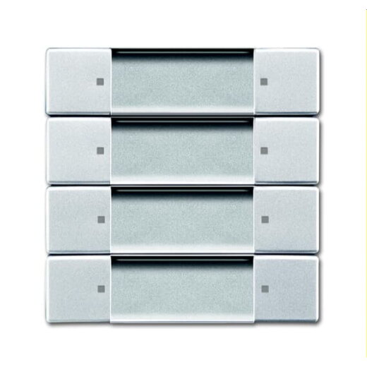 Busch-Jaeger Bedienelement 6737/01-83 4-f.Batterie aluminiumsilber