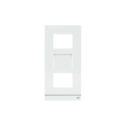 Busch-Jaeger Frontplatte 41383CF-W-03 Video 1/3 weiß