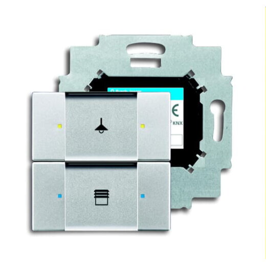 Busch-Jaeger Bedienelement 6126/01-83 2fach aluminiumsilber